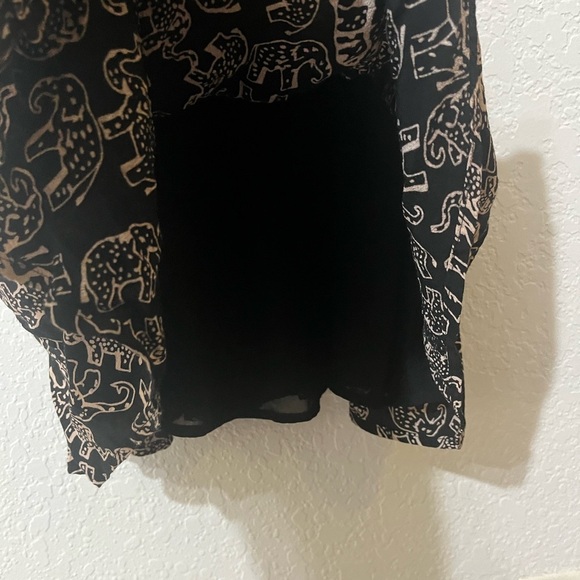 Anthropologie Maeve Elephant Noronha Faux Wrap Size XSmallP - Picture 8 of 12